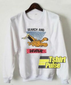 Vintage Garfield Search n Devour sweatshirt 1
