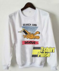 Vintage Garfield Search n Devour sweatshirt 1 Vintage Garfield Search n Devour sweatshirt 2