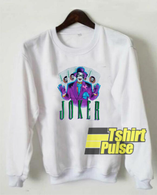 Vintage Joker Card sweatshirt