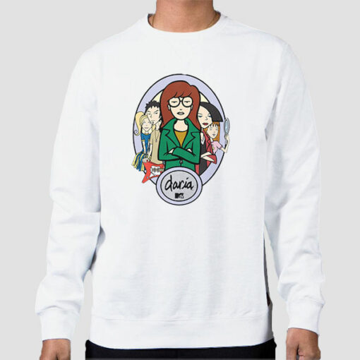 Vintage Mtv Cartoon Daria Sweatshirt Cheap