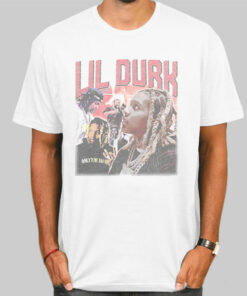Vintage Portrait Rapper Lil Durk Shirt Cheap
