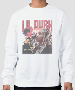 Vintage Portrait Rapper Lil Durk Shirt Cheap