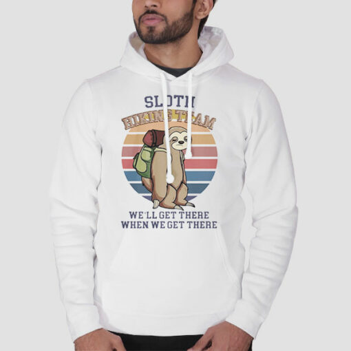 Vintage Sloth Hiking Team Sweatshirt Cheap