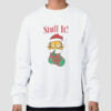 Vtg Christmas Stuff It Garfield Sweatshirt Cheap