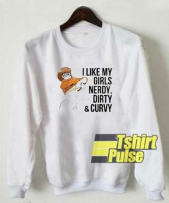 Vtg I Like My Girls Nerdy sweatshirt