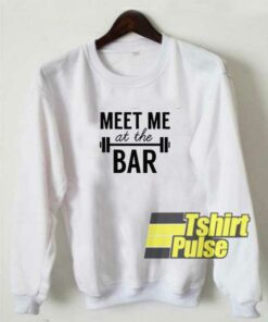 Vtg Meet Me At The Bar sweatshirt