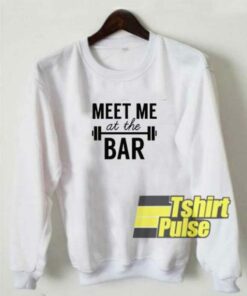 Vtg Meet Me At The Bar sweatshirt