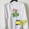Vtg Pizza Time Adventure Time sweatshirt