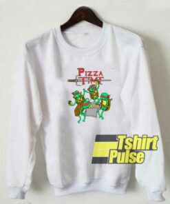 Vtg Pizza Time Adventure Time sweatshirt