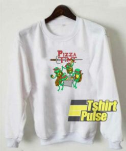 Vtg Pizza Time Adventure Time sweatshirt