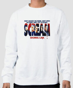 Vtg Scream 1996 Horror Movie Sweatshirt Cheap
