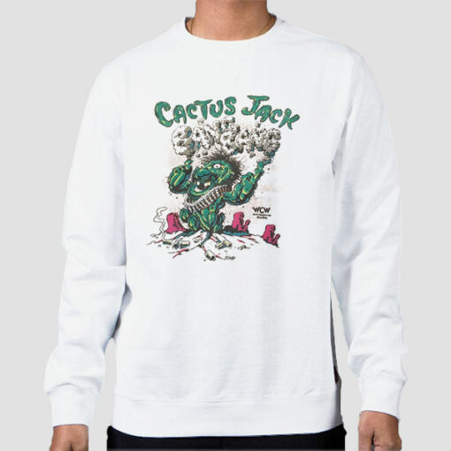 WCW Bang Bang Cactus Jack Sweater Cheap