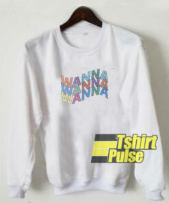 Wanna Colorful Letter sweatshirt