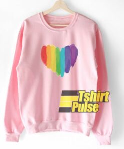 Watercolor Love Heart sweatshirt