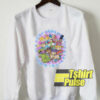 White Nickelodeon Cartoon sweatshirt