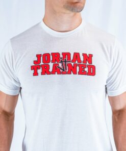 White and Red Jordan Trained t-shirt