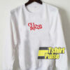 Yas Art Font sweatshirt
