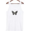 butterfly skull tank top