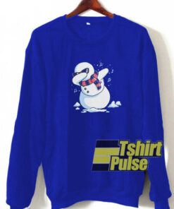 dabbing snowman sweatshirt