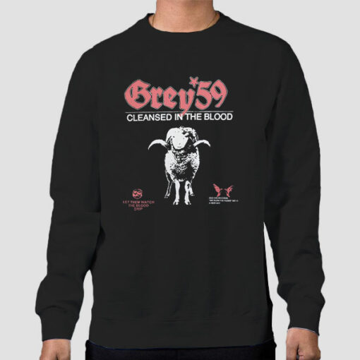 g59 Merch Cleansed in the Blood Sweatshirt Cheap