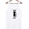 hanging cat tank top