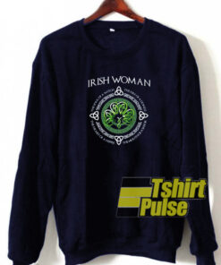 irish woman soul lioness sweatshirt