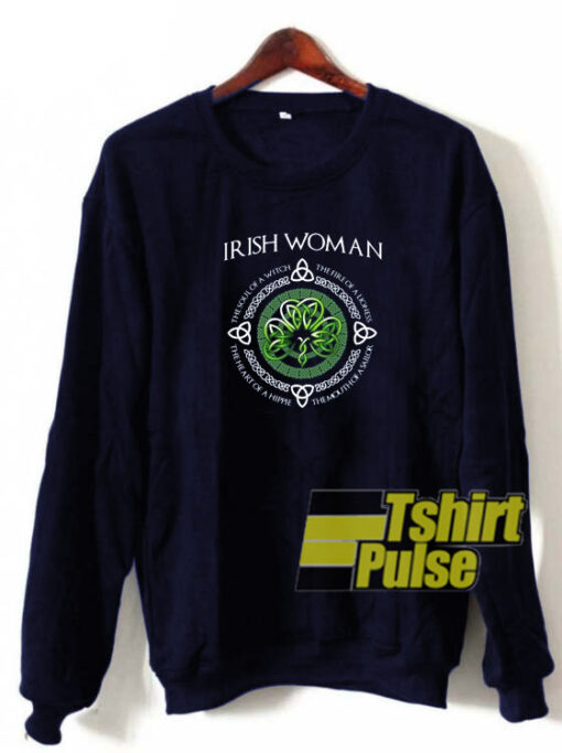 irish woman soul lioness sweatshirt