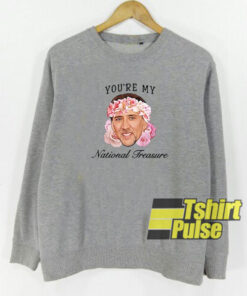 nicolas cage national treasure sweatshirt