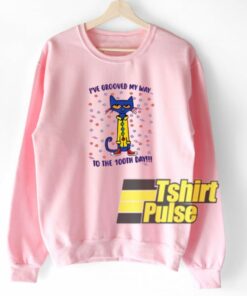 pete cat ive grooved 100th day sweatshirt