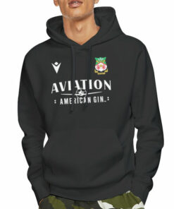 AFC Football Wrexham Aviation Gin Hoodie AFC Football Wrexham Aviation Gin Hoodie