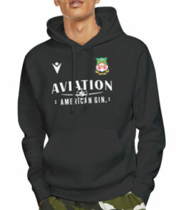 AFC Football Wrexham Aviation Gin Hoodie 3 AFC Football Wrexham Aviation Gin Hoodie 4