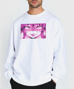 Anime Doujin Manga Weeb Ahegao Face Hoodie