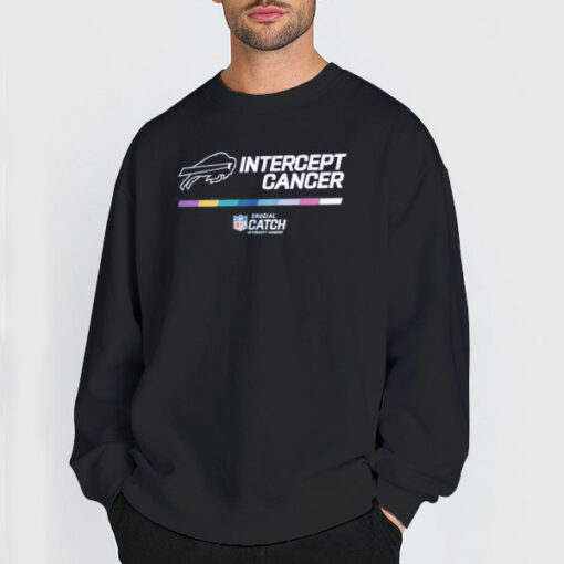 Buffalo Bills Intercept Cancer 2022 Nfl Crucial Catch Hoodie