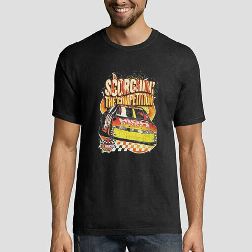 NASCAR Scorchin Heat Vintage Black Hoodie