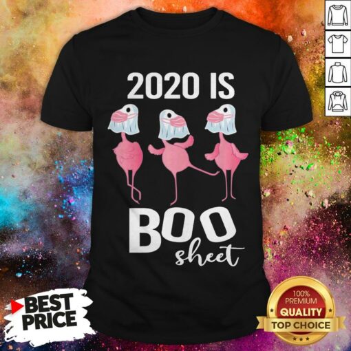 2020 Is Boo Face Mask Sheet Shirt