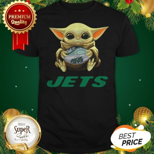 Baby Yoda Hug New York Jets Star Wars Mandalorian Shirt