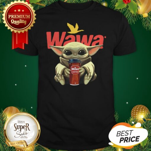 Baby Yoda Hug Wawa Coffee Shirt