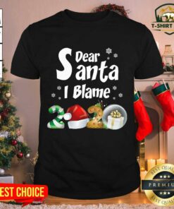 Colorful Christmas Dear Santa I Blame 2020 Shirt