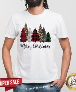 Colorful Merry Christmas Christmas Trees Shirt