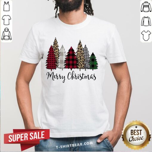 Colorful Merry Christmas Christmas Trees Shirt