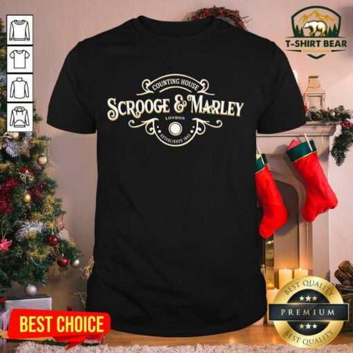 Cool Scrooge And Marley Counting House Christmas Ebenezer Shirt