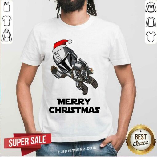 Cool The Mandalorian Hat Santa Merry Christmas 2020 Shirt