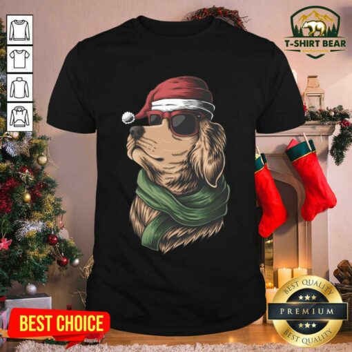 Cute Christmas Golden Retriever Shirt