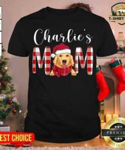Cute Golden Retriever Charlie’s Mom Christmas Shirt