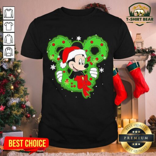 Cute Mickey Mouse Santa Happy Christmas 2020 Shirt