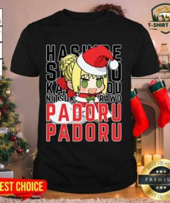 Cute Saber Nero Christmas Padoru Padoru Shirt