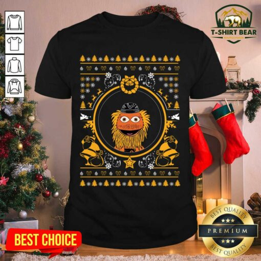 Funny Christmas Gritty Mascot Shirt