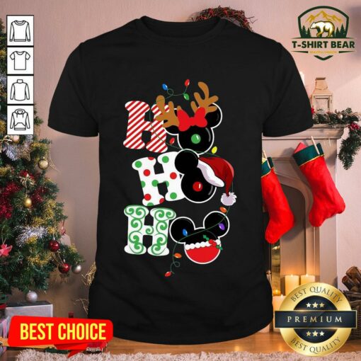 Funny Mickey Mouse Ho Ho Ho Christmas 2020 Shirt