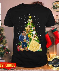 Grateful Beauty And The Beast Christmas Tree Shirt