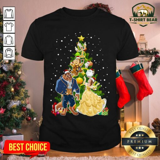 Grateful Beauty And The Beast Christmas Tree Shirt